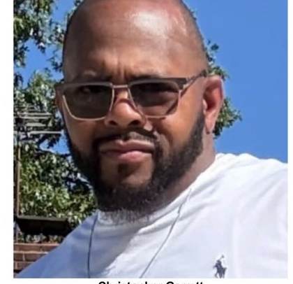 Missing person flyer for Christopher Garrett