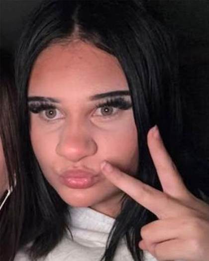Missing person flyer for Isabella Allred
