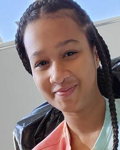 Missing person flyer for Jaylah Smith