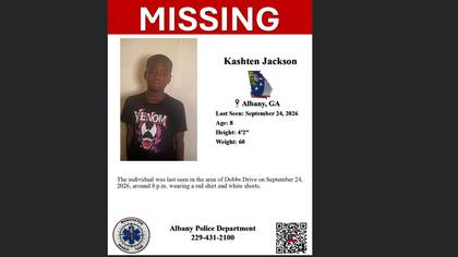 Missing person flyer for Kashten Jackson