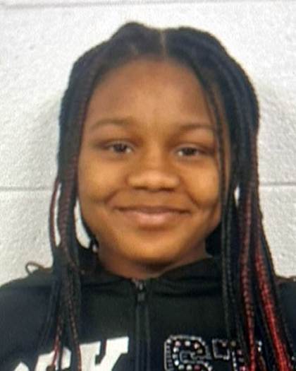 Missing person flyer for Maliyah Gray