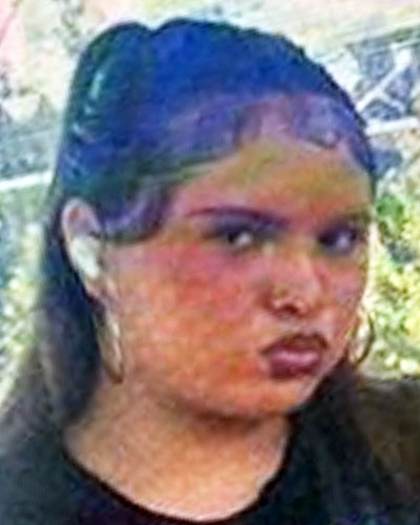 Missing person flyer for Martha Maria Herrera