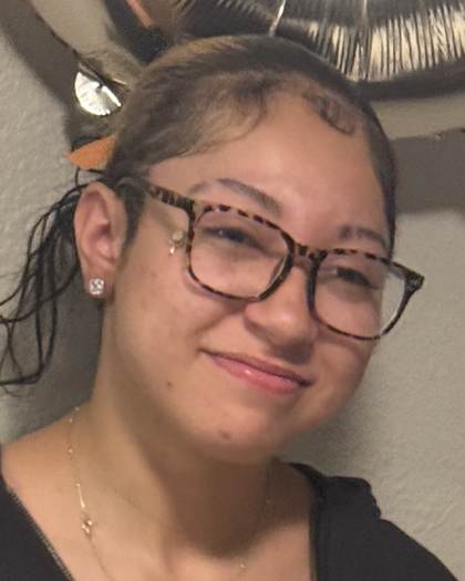 Missing person flyer for Nalaya Victoria Rose Davidson