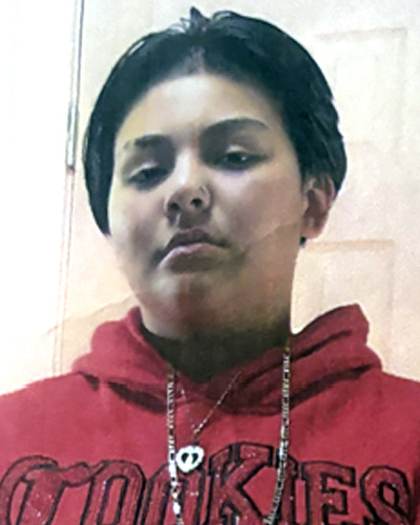 Missing person flyer for Rayna-Marie Trujillo